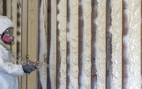 spray foam installation