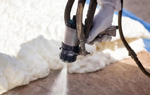spray foam process