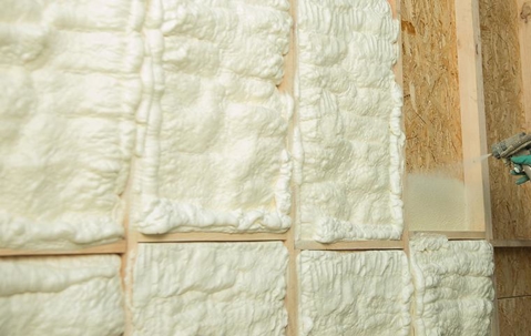 spray foam insulation installation